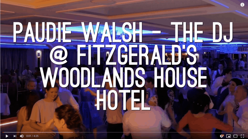 woodlands hotel adare wedding dj